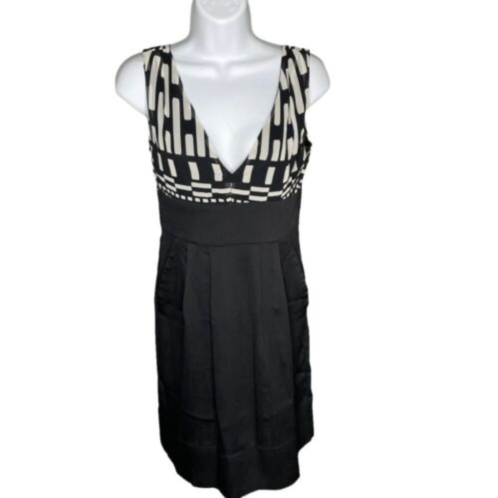 BCBGeneration Black & White Mini Dress w/ Pockets